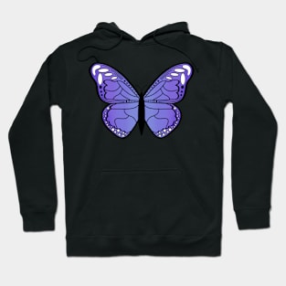 Purple Butterfly Hoodie